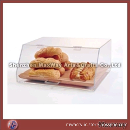 Clear High Grade skillful Acrylic/Perspex Food Bin/Box with Tray